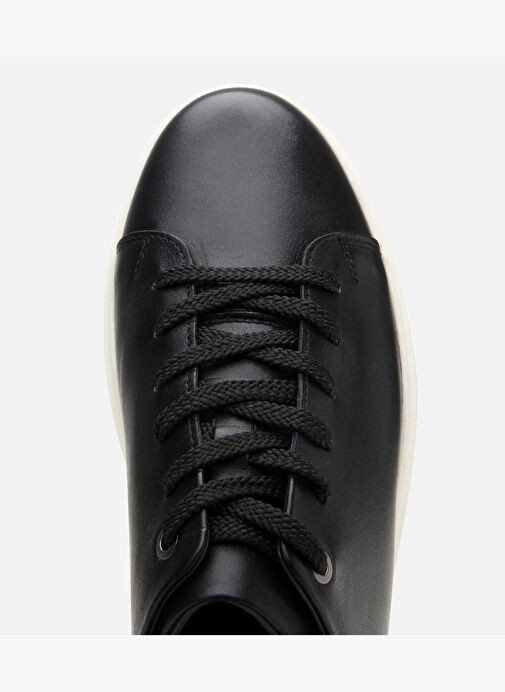 Erkek Deri Siyah Toka Detaylı Spor Ayakkabı - Görsel 6