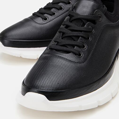 Hotiç Siyah Erkek Deri Sneaker 02AYH305660A100 - Görsel 5