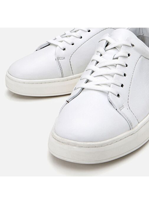 Hotiç Beyaz Erkek Deri Günlük Ayakkabı 02AYH305770A900 - Görsel 4