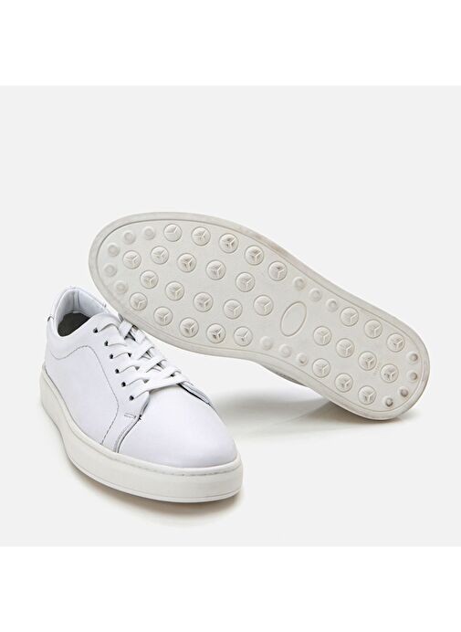 Hotiç Beyaz Erkek Deri Günlük Ayakkabı 02AYH305770A900 - Görsel 7