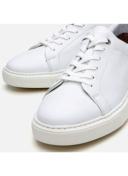 Hotiç Beyaz Erkek Deri Günlük Ayakkabı 02AYH305800A900 - Görsel 5