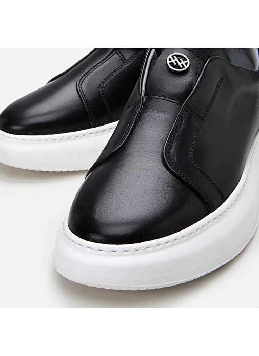 Hotiç Siyah Erkek Deri Günlük Ayakkabı 02AYH305810A100 - Görsel 4