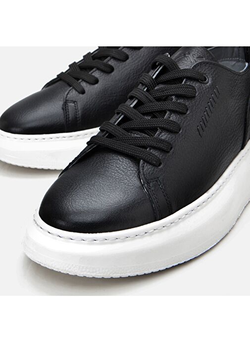 Hotiç Siyah Erkek Deri Günlük Ayakkabı 02AYH305820A100 - Görsel 5