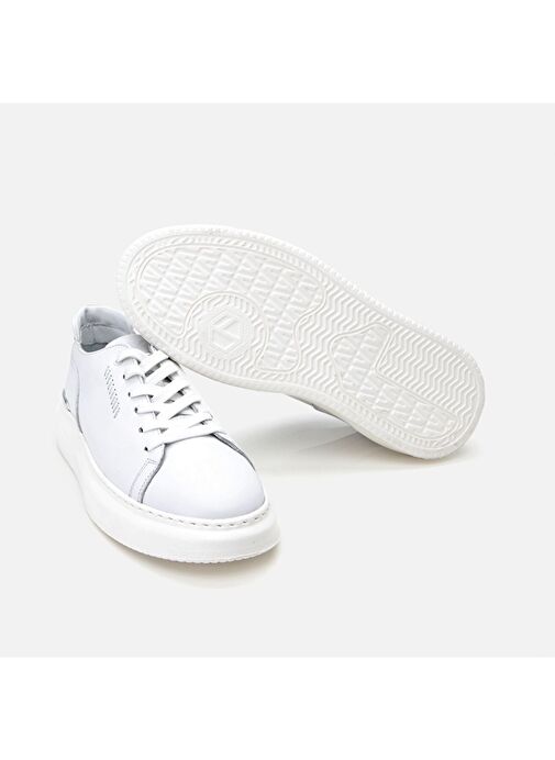 Hotiç Beyaz Erkek Deri Günlük Ayakkabı 02AYH305820A900 - Görsel 8