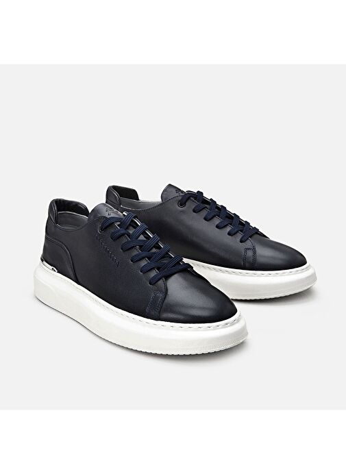 Hotiç Lacivert Erkek Deri Günlük Ayakkabı 02AYH305820A680 - Görsel 3