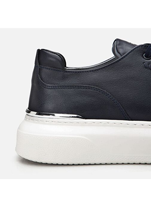 Hotiç Lacivert Erkek Deri Günlük Ayakkabı 02AYH305820A680 - Görsel 4