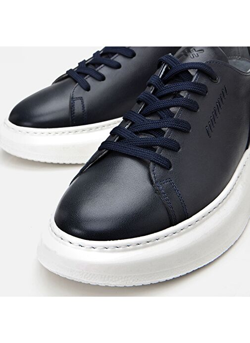 Hotiç Lacivert Erkek Deri Günlük Ayakkabı 02AYH305820A680 - Görsel 5