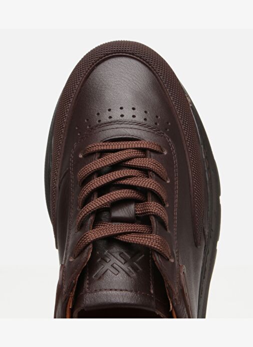 Erkek Deri Kahverengi Ultra Hafif Tabanlı Spor Ayakkabı - Görsel 5