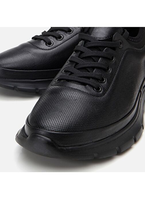 Hotiç Siyah Erkek Deri Sneaker 02AYH306090A100 - Görsel 5