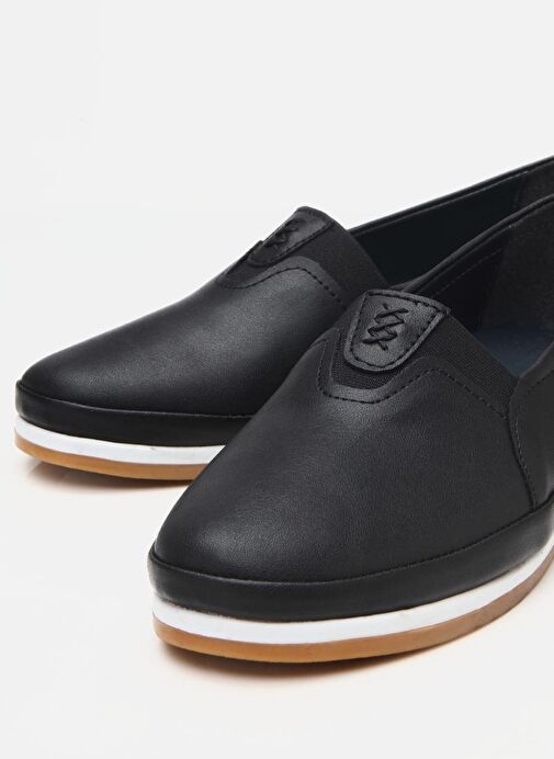 Kadın Siyah Comfort Düz Ayakkabı - Görsel 6