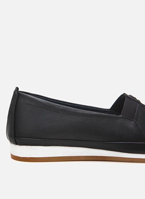 Kadın Siyah Comfort Düz Ayakkabı - Görsel 7