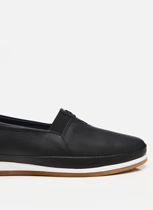 Kadın Siyah Comfort Düz Ayakkabı - Görsel 9