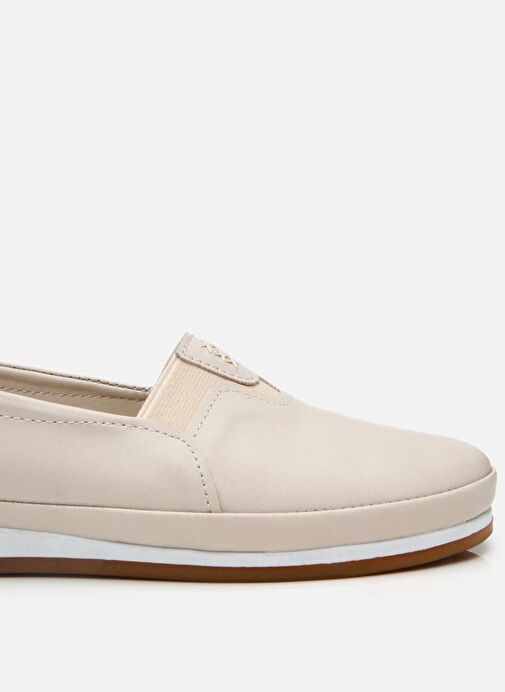 Kadın Bej Comfort Düz Ayakkabı - Görsel 7