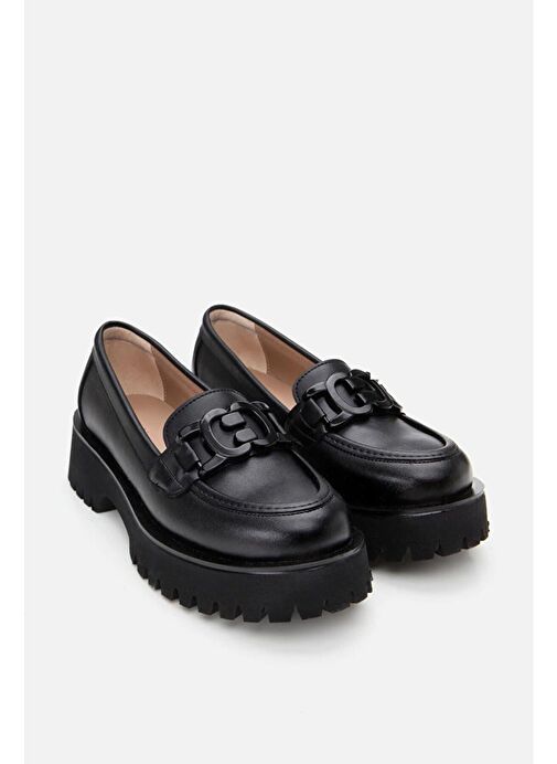 Yaya by Hotiç Siyah Kadın Loafer 01AYY307960A100 - Görsel 3
