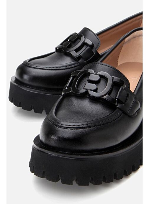 Yaya by Hotiç Siyah Kadın Loafer 01AYY307960A100 - Görsel 4