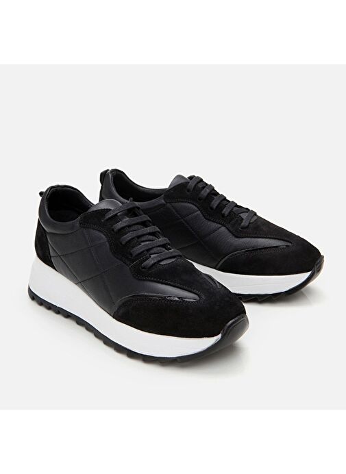 Hotiç Siyah Kadın Deri Sneaker 01AYH306510A100 - Görsel 3