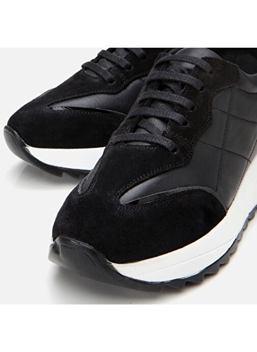 Hotiç Siyah Kadın Deri Sneaker 01AYH306510A100 - Görsel 5