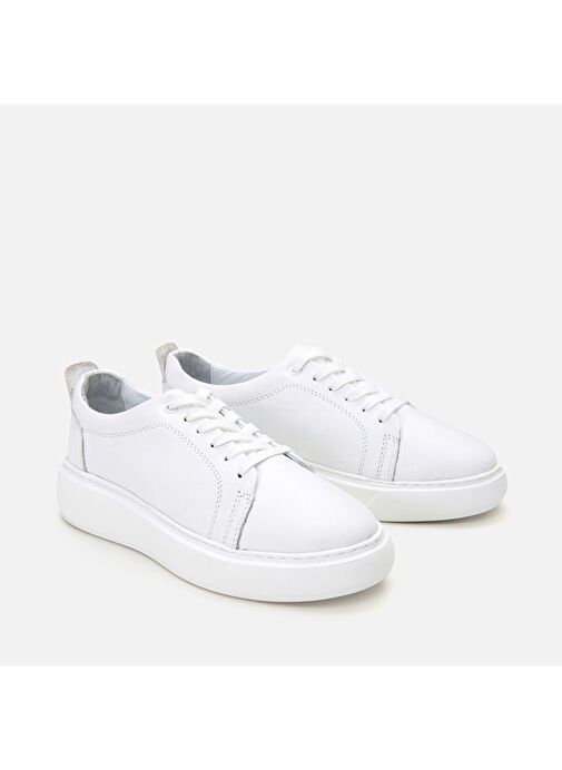 Hotiç Beyaz Kadın Deri Sneaker 01AYH306560A900 - Görsel 3