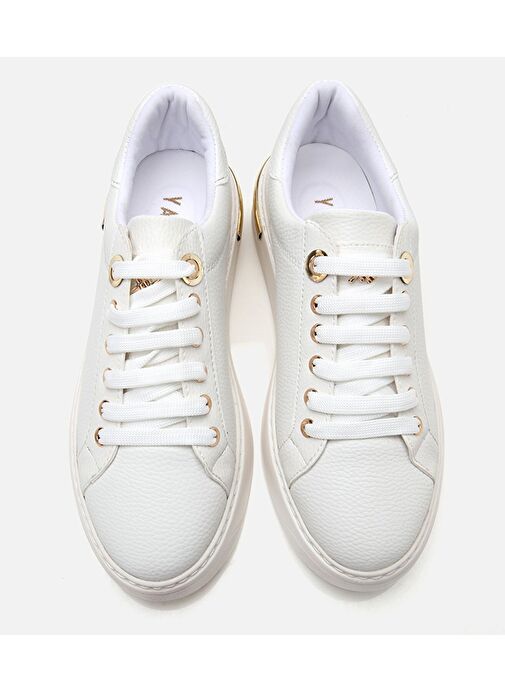 Kadın Beyaz Taban Detaylı Spor Ayakkabı - Görsel 6