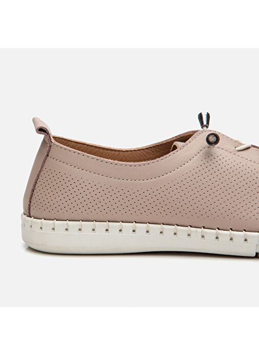 Kadın Deri Vizon Düz Ayakkabı - Görsel 4