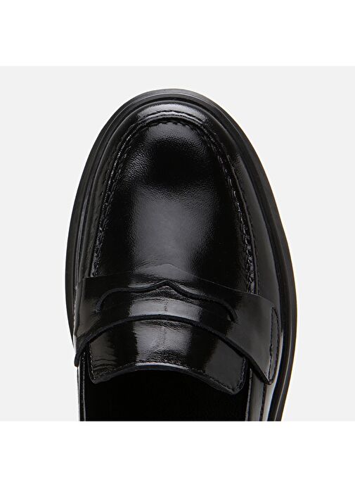 Hotiç Siyah Kadın Deri Loafer 01AYH306670A100 - Görsel 6