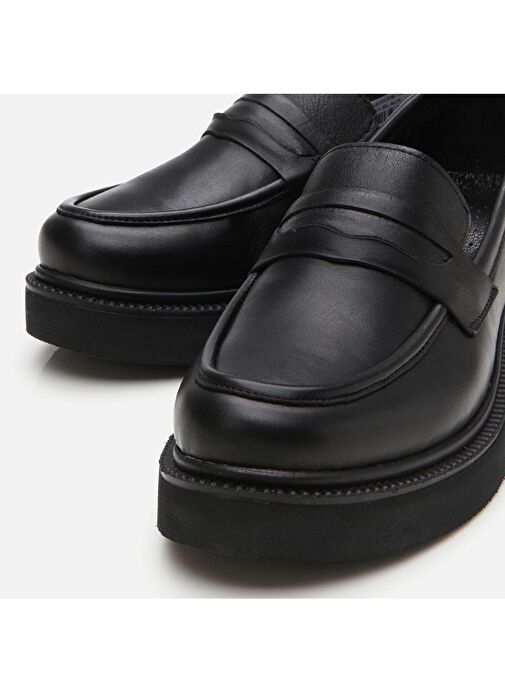 Hotiç Hotiç Siyah Kadın Deri Loafer 01AYH306700A100 | Boyner Siyah - 5. görsel