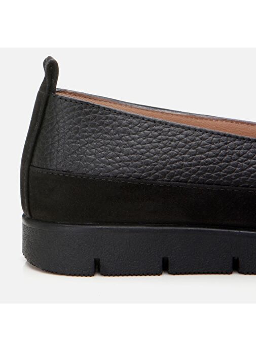 Hotiç Siyah Kadın Deri Loafer 01AYH306710A100 - Görsel 4