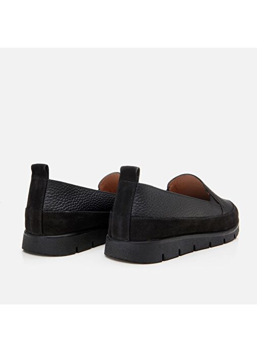 Hotiç Siyah Kadın Deri Loafer 01AYH306710A100 - Görsel 7