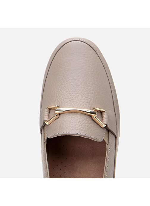 Hotiç Vizon Kadın Deri Loafer 01AYH306720A450 - Görsel 5