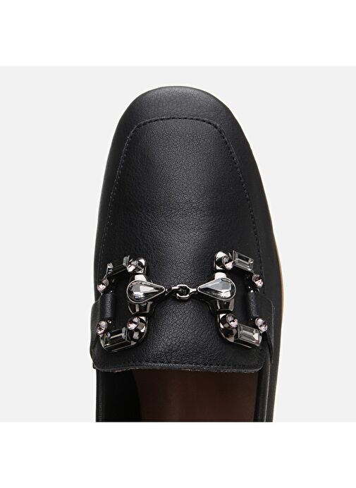 Hotiç Siyah Kadın Deri Loafer 01AYH306730A100 - Görsel 6