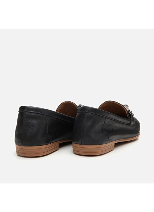 Hotiç Siyah Kadın Deri Loafer 01AYH306730A100 - Görsel 7