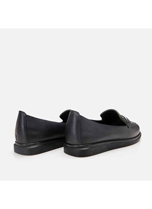 Hotiç Siyah Kadın Deri Loafer 01AYH306760A100 - Görsel 7