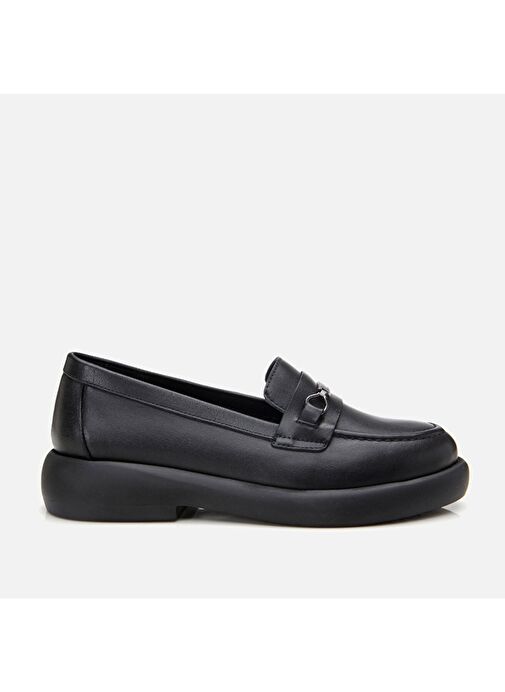 Hotiç Siyah Kadın Deri Loafer 01AYH306790A100 - Görsel 2
