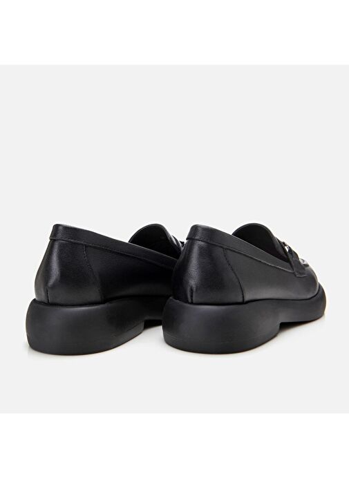 Hotiç Siyah Kadın Deri Loafer 01AYH306790A100 - Görsel 7