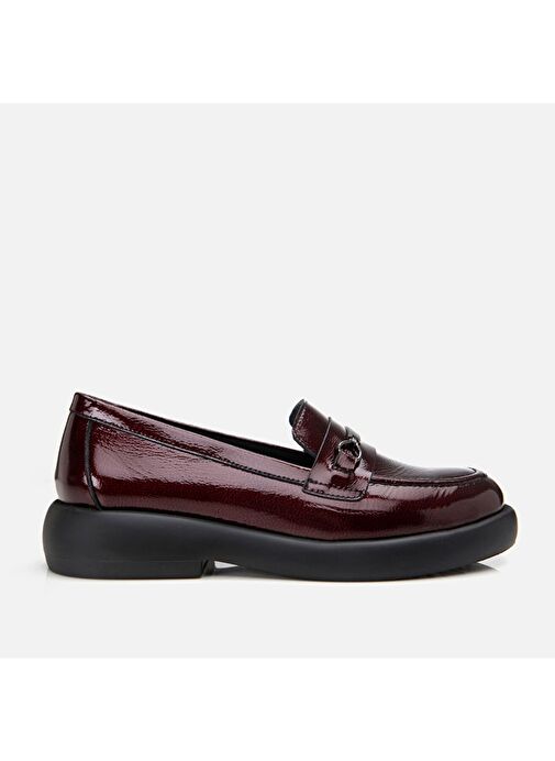 Hotiç Bordo Kadın Deri Loafer 01AYH306800A780 - Görsel 2