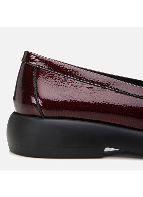 Hotiç Bordo Kadın Deri Loafer 01AYH306800A780 - Görsel 4