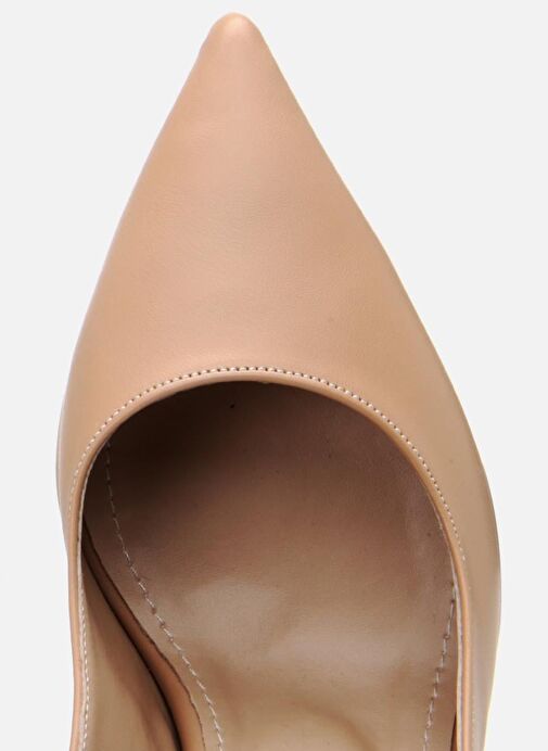 Kadın Pudra Ayarlanabilir Tokalı Stiletto - Görsel 9