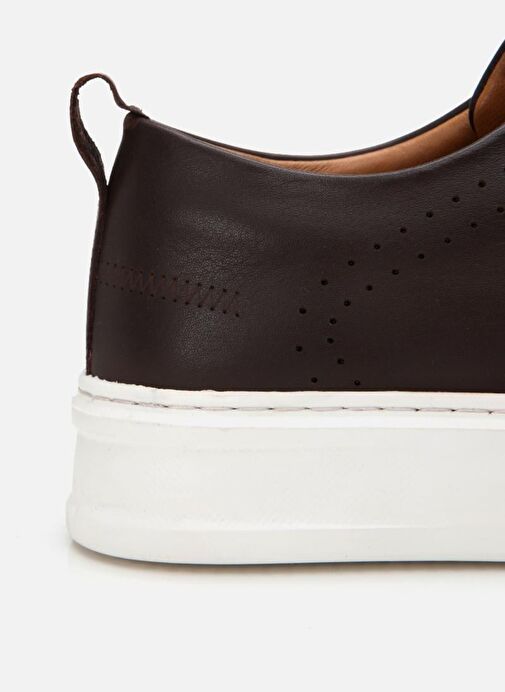 Erkek Deri Kahverengi Hafif Tabanlı Spor Ayakkabı - Görsel 6