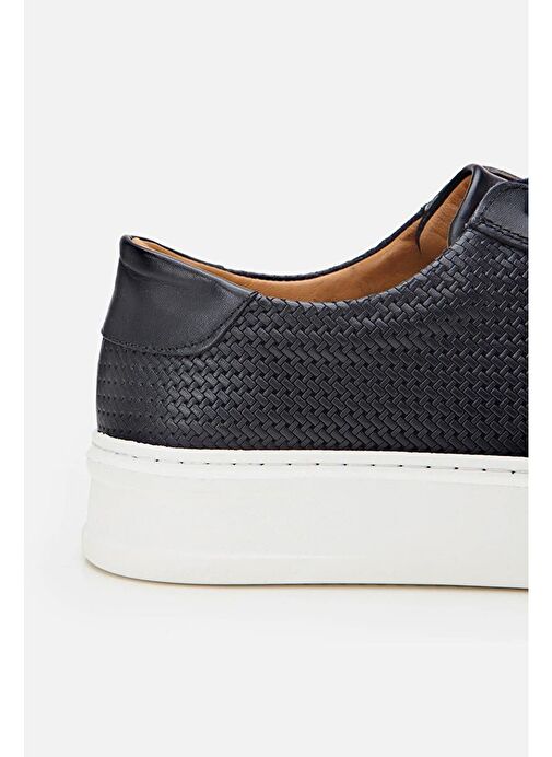 Yaya by Hotiç Lacivert Erkek Deri Günlük Ayakkabı 02AYY308510A680 - Görsel 4