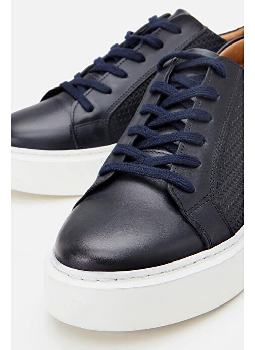 Yaya by Hotiç Lacivert Erkek Deri Günlük Ayakkabı 02AYY308510A680 - Görsel 5