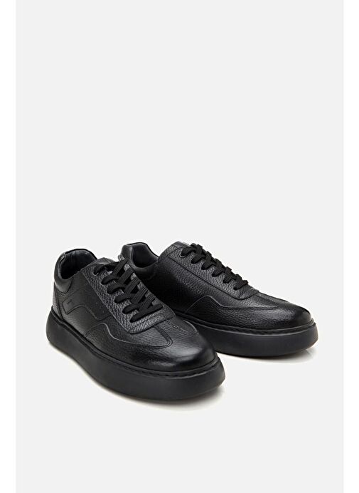 Yaya by Hotiç Siyah Erkek Deri Günlük Ayakkabı 02AYY308560A100 - Görsel 3