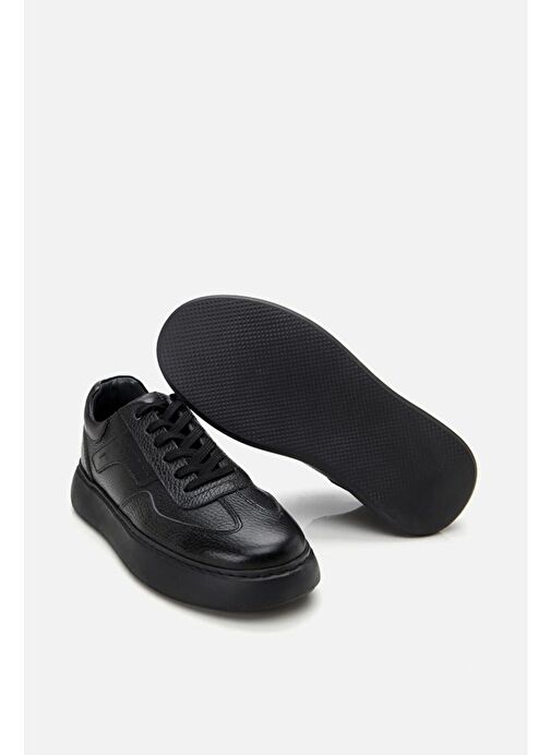 Yaya by Hotiç Siyah Erkek Deri Günlük Ayakkabı 02AYY308560A100 - Görsel 7