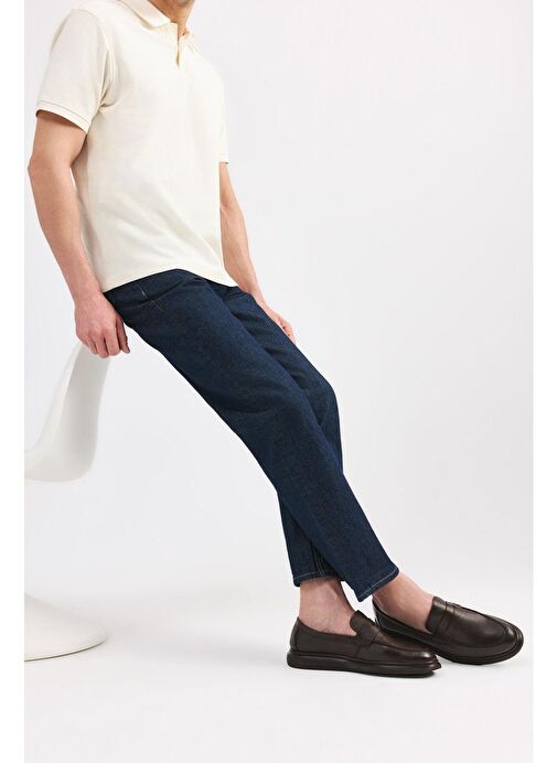 Hakiki Deri Kahve Erkek Loafer - Görsel 2