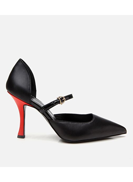 Kadın Rugan Deri Kemerli Stiletto - Görsel 2