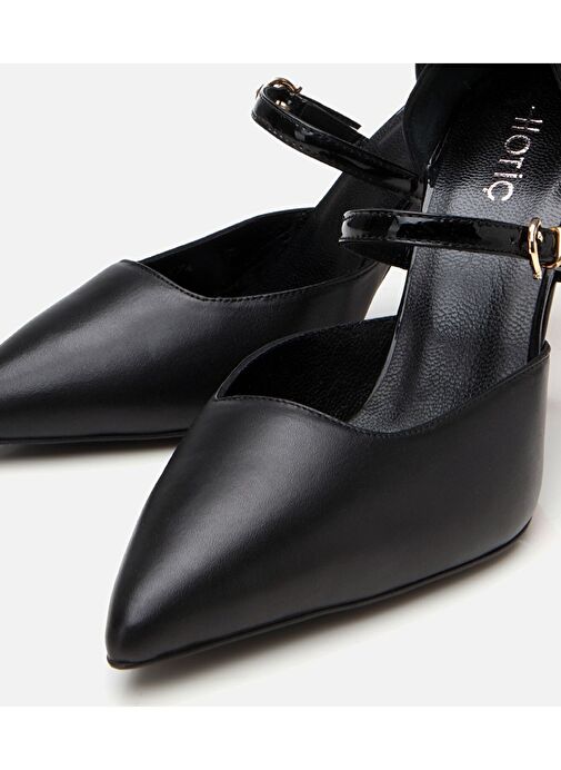 Kadın Rugan Deri Kemerli Stiletto - Görsel 4