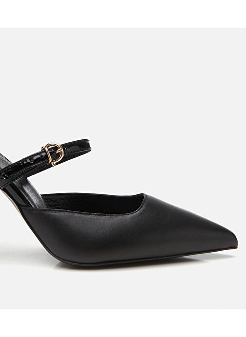 Kadın Rugan Deri Kemerli Stiletto - Görsel 7