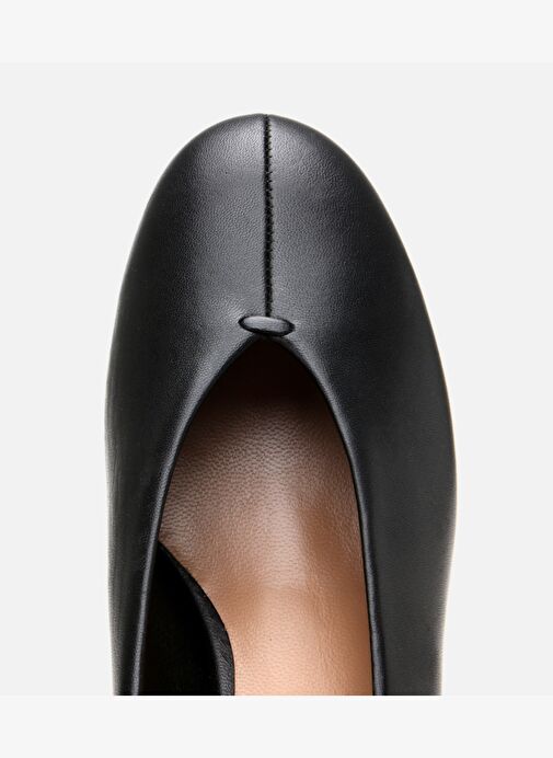 Kadın Deri Siyah İnce Topuklu Ayakkabı - Görsel 5