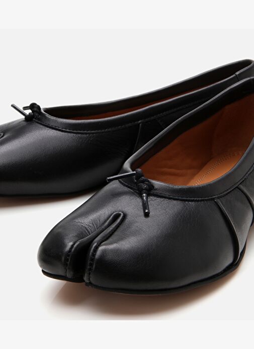 Kadın Deri Siyah Babet - Görsel 4