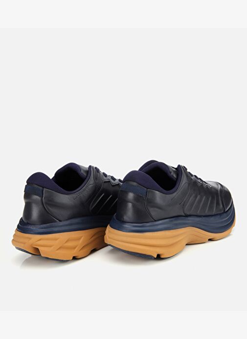 Erkek Deri Lacivert Kalın Tabanlı Spor Ayakkabı 02AYH311360A680 - Görsel 5