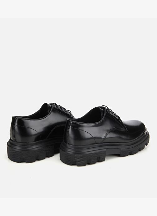 Erkek Açma Deri Siyah Yüksek Tabanlı Günlük Ayakkabı 02AYH311390A100 - Görsel 5